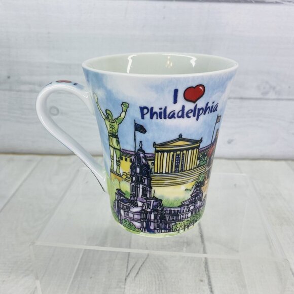 The Postcard Factory I LOVE PHILADELPHIA City of Brotherly Love Graphic Mug Cup - Picture 3 of 13